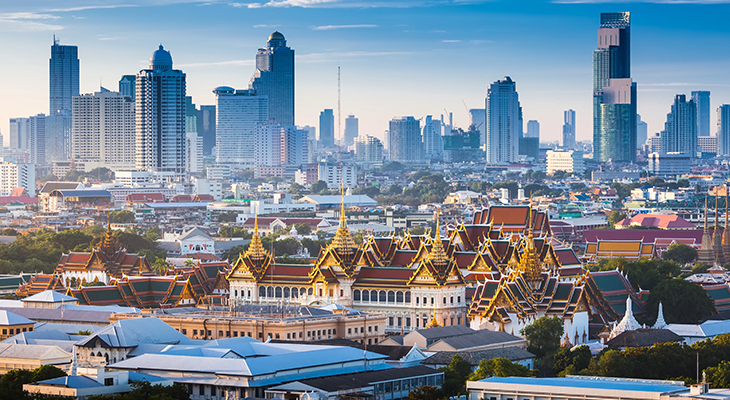 Bangkok city view