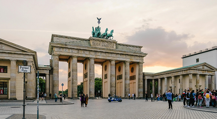 Where to visit in Germany—map showing Berlin, Munich, Rhine, Moselle, Hamburg, Saxon Switzerland