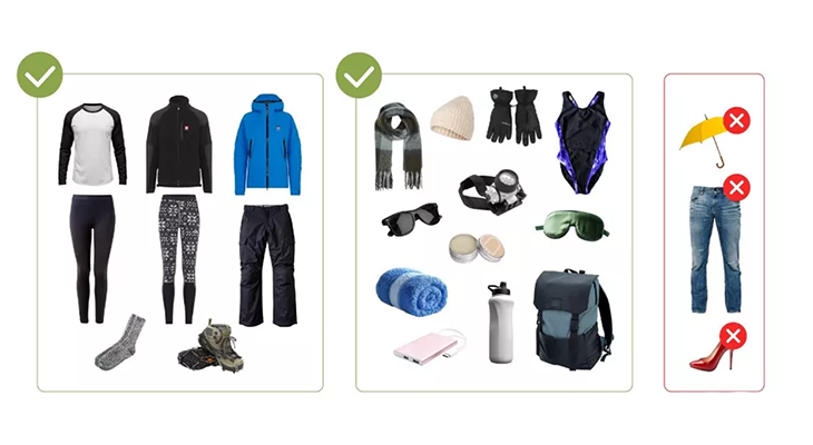 layered clothing diagram for Iceland solo female traveler