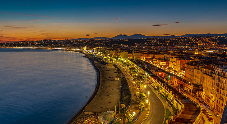 Nice city - Promenade des Anglais and Old Town