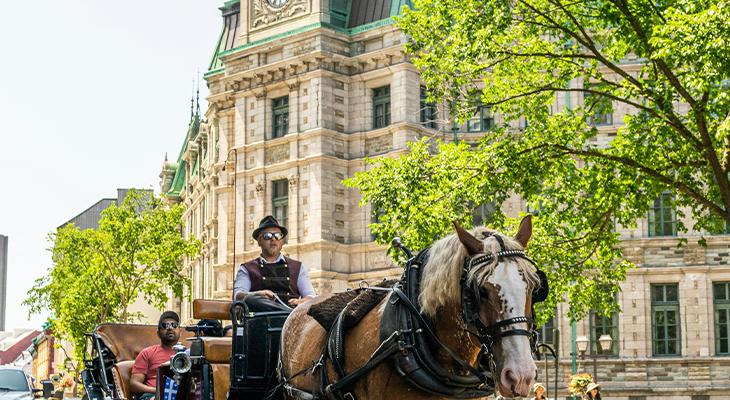Old Quebec City skyline - UNESCO World Heritage city in Canada